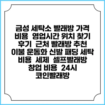 금성 세탁소 빨래방 가격 비용 | 영업시간 위치 찾기 | 후기 | 근처 빨래방 추천 | 이불 운동화 신발 패딩 세탁 비용 | 세제 | 셀프빨래방 창업 비용 | 24시 코인빨래방