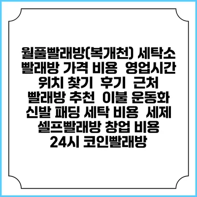 월풀빨래방(복개천) 세탁소 빨래방 가격 비용 | 영업시간 위치 찾기 | 후기 | 근처 빨래방 추천 | 이불 운동화 신발 패딩 세탁 비용 | 세제 | 셀프빨래방 창업 비용 | 24시 코인빨래방